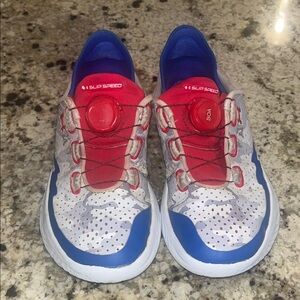 Under Armour Kids Sneakers - Red, Blue, and White